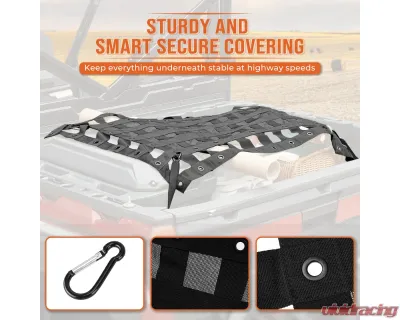 Kemimoto UTV Bed Cargo Net Universal - B1201-03501BK