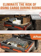 Kemimoto UTV Bed Cargo Net Universal                                     - B1201-03501BK - Image 4