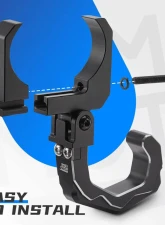 Kemimoto Roll Cage Helmet Hooks 1.6"-2" Roll Bar Polaris RZR Ranger / Can Am X3 / Kawasaki Teryx                                     - B1201-04101BK - Image 7