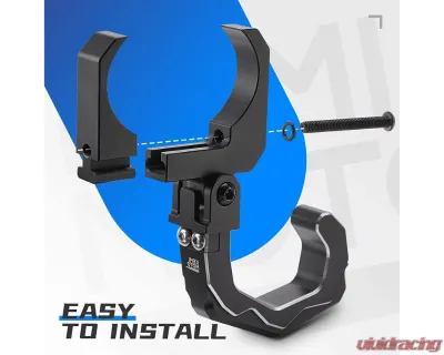 Kemimoto Roll Cage Helmet Hooks 1.6"-2" Roll Bar Polaris RZR Ranger / Can Am X3 / Kawasaki Teryx - B1201-04101BK