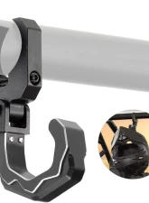 Kemimoto Roll Cage Helmet Hooks 1.6"-2" Roll Bar Polaris RZR Ranger / Can Am X3 / Kawasaki Teryx                                     - B1201-04101BK - Image 9