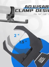 Kemimoto UTV Hanger Headset Helmet w/ 1.5"-2" Roll Cage Can Am X3 / Polaris RZR Ranger                                     - B1201-04201BK - Image 5