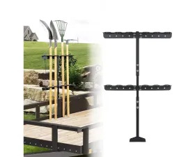 Kemimoto Landscape Hand Tool Rack w/ 6 HoleTruck Trailer Mower UTV