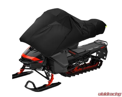 Kemimoto 600D Waterproof Snowmobile Cover s up to 119"-127" L / Heavy Duty Storage Trailerable Cover - B1303-00201BK