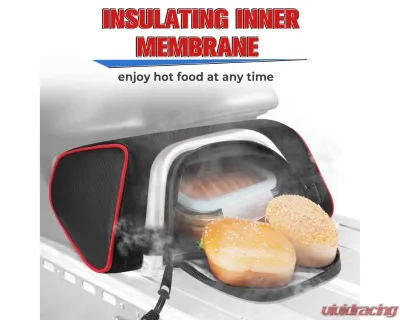 Kemimoto Upgraded 1680D Snowmobile Under Seat BagPolaris Indy 550 600 800 RMK 800 Pro RMK 600 Dragon 800 - B1303-00301BK