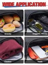 Kemimoto Upgraded 1680D Snowmobile Under Seat BagPolaris Indy 550 600 800 RMK 800 Pro RMK 600 Dragon 800                                     - B1303-00301BK - Image 3