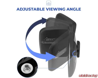 Kemimoto Golf Cart Side Mirror w/ LED Turn Signal Light Club Car Ezgo Drive 29 - B1406-00201BK