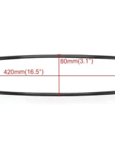 Kemimoto Golf Cart 16.5" Panoramic Rear View Mirror Club Car / EZGO / Drive                                     - B1406-00801 - Image 5