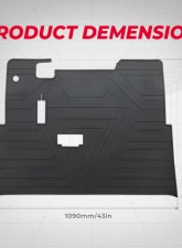 Kemimoto Golf Cart Floor Mat                                     - B1406-01801BK - Image 2