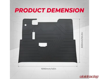Kemimoto Golf Cart Floor Mat - B1406-01801BK