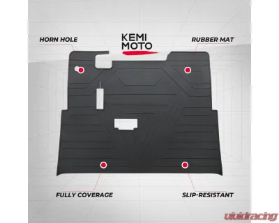 Kemimoto Golf Cart Floor Mat - B1406-01801BK