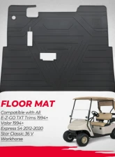 Kemimoto Golf Cart Floor Mat                                     - B1406-01801BK - Image 8