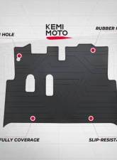 Kemimoto Golf Cart Mat Full Coverage Floor Liner Black EZGO RXV                                     - B1406-01901BK - Image 2