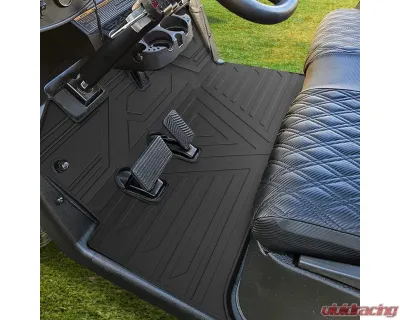 Kemimoto Golf Cart Mat Full Coverage Floor Liner Black EZGO RXV - B1406-01901BK