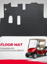 Kemimoto Golf Cart Mat Full Coverage Floor Liner Black EZGO RXV                                     - B1406-01901BK - Image 9