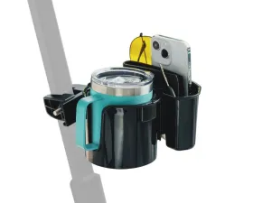 Kemimoto Golf Cart 2-in-1 Cup Holder Universal
