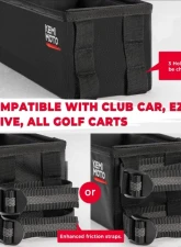 Kemimoto Universal Golf Cart Inner Front Storage Basket EZGO / Drive / ICON / Club Car                                     - B1406-02201BK - Image 2