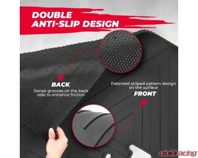 Kemimoto Golf Cart Floor Mat Full Coverage UMAX Rally / Drive 2 Models 2017-2023 - B1406-02401BK
