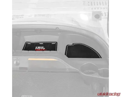 Kemimoto Golf Cart Dash Liner Mats w/ Club Car 2004-2023 - B1406-02701BK