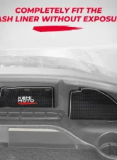 Kemimoto Golf Cart Dash Liner Mats w/ Club Car 2004-2023                                     - B1406-02701BK - Image 4