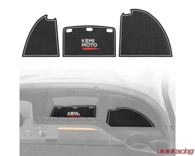 Kemimoto Golf Cart Dash Liner Mats w/ Club Car 2004-2023 - B1406-02701BK