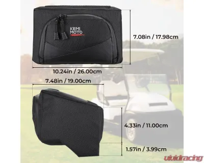 Kemimoto Golf Cart Floor Mat Full Coverage Drive2 Models Only | UMAX Rally 2017-2022 - B1406-03101BK