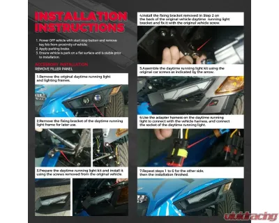 Kemimoto Upper Accent Light Kit Turn Signal Light Polaris Slingshot S / SL / SLR / GT 2PCS - B1501-00201CL