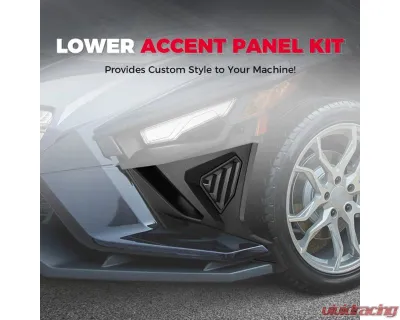 Kemimoto Lower Accent Pannel Kit Polaris Slingshot S / R / SL / SLR / GT - B1501-00301BK
