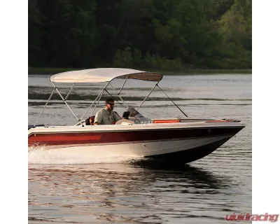 Kemimoto Pontoon Boat Bimini Top 4 Bow - B1604-01401BG