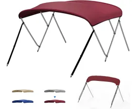 Kemimoto Pontoon Boat Bimini Top 18 Bow