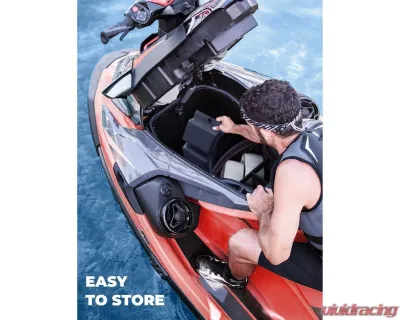 Kemimoto 4pc PVC Boat Fender BumpersJet Ski and Docking w/ Ropes - B1610-00202