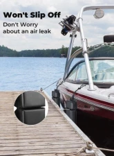 Kemimoto 2pc PVC Boat Bumper Marine Dock FenderStraight-Edge Or Corner                                     - B1610-00701 - Image 3