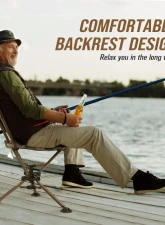 Kemimoto 360 Degree Tripod Swivel Hunting Chair w/ Backrest                                     - B1702-00101 - Image 7