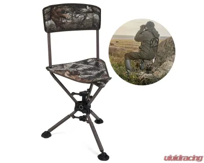 Kemimoto 360 Degree Tripod Swivel Hunting Chair w/ Backrest - B1702-00101