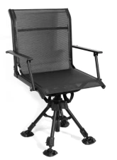 Kemimoto Hunting Fishing Chair 360 Degree Silent Swivel Hight Adjustable Quick Folding Blind Chair                                     - B1702-00301BK - Image 5