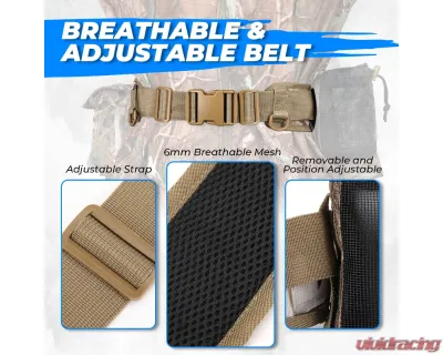 Kemimoto Camo Dove Belt w/ Game Pouch Shell Bottle Bags - B1707-00401CM