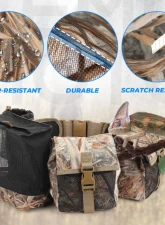 Kemimoto Camo Dove Belt w/ Game Pouch Shell Bottle Bags                                     - B1707-00401CM - Image 3