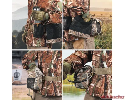 Kemimoto Camo Dove Belt w/ Game Pouch Shell Bottle Bags - B1707-00401CM