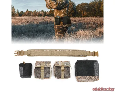Kemimoto Camo Dove Belt w/ Game Pouch Shell Bottle Bags - B1707-00401CM