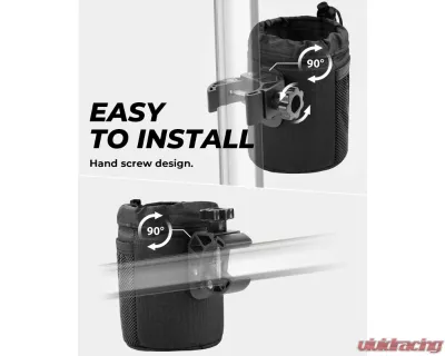 Kemimoto Motorcycle Oxd Fabric Cup Holder - BZH0208-02