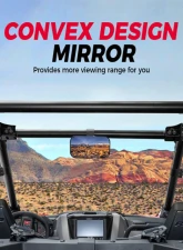 Kemimoto UTV Side | Center Mirror Polaris RZR / Maverick X 31.75"-2" Roll Bar Cage                                     - BZH0211-02 - Image 5