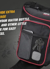 Kemimoto Storage Bag Set Red RZR Door Bags | Center Storage Bag w/ Water Resistant Zippers Polaris RZR                                     - BZH0220-02 - Image 3