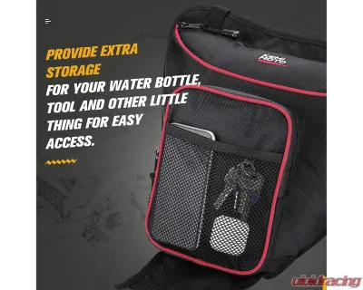 Kemimoto Storage Bag Set Red RZR Door Bags | Center Storage Bag w/ Water Resistant Zippers Polaris RZR - BZH0220-02