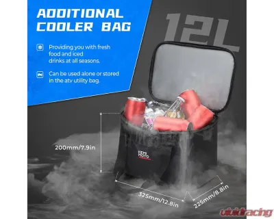 Kemimoto Gear Bag Front / Rear Rack Universal ATV - BZH0225-02