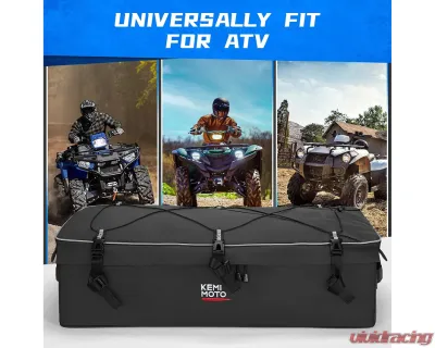 Kemimoto Gear Bag Front / Rear Rack Universal ATV - BZH0225-02