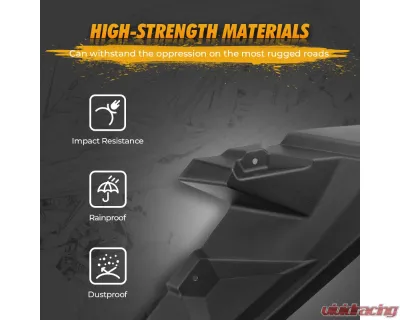 Kemimoto Fender Flare 8.5" Mud Flap Polaris RZR - BZH0227-02