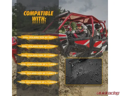 Kemimoto Fender Flare 8.5" Mud Flap Polaris RZR - BZH0227-02