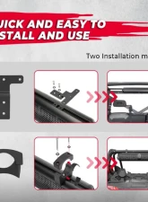 Kemimoto UTV Speakers / 2X Tweeters 4X Subwoofers Waterproof BluetoothAUX Input USB Port 500W 28" Outdoor Marine Soundbars                                     - BZH0236-02 - Image 3