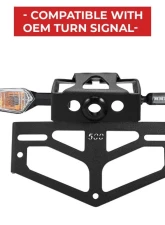Kemimoto License Plate Bracket Fender Eliminator Honda CBR500R | CB500F                                     - F0302-00501BK - Image 2