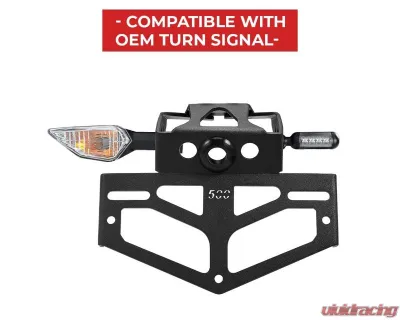 Kemimoto License Plate Bracket Fender Eliminator Honda CBR500R | CB500F - F0302-00501BK